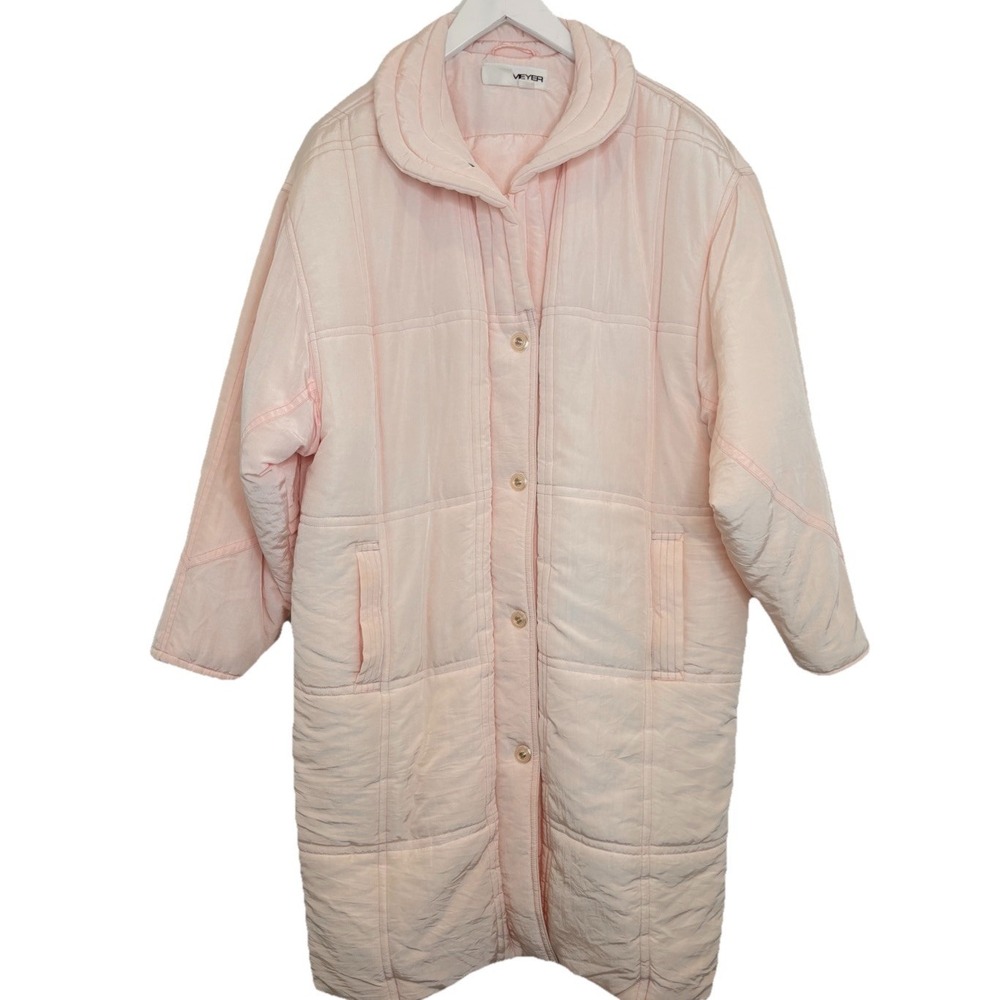 Vintage Obermeyer Women's Ski Jacket Size M Pink Long 90s
